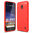 Flexi Slim Carbon Fibre Case for Nokia 2.2 - Brushed Red